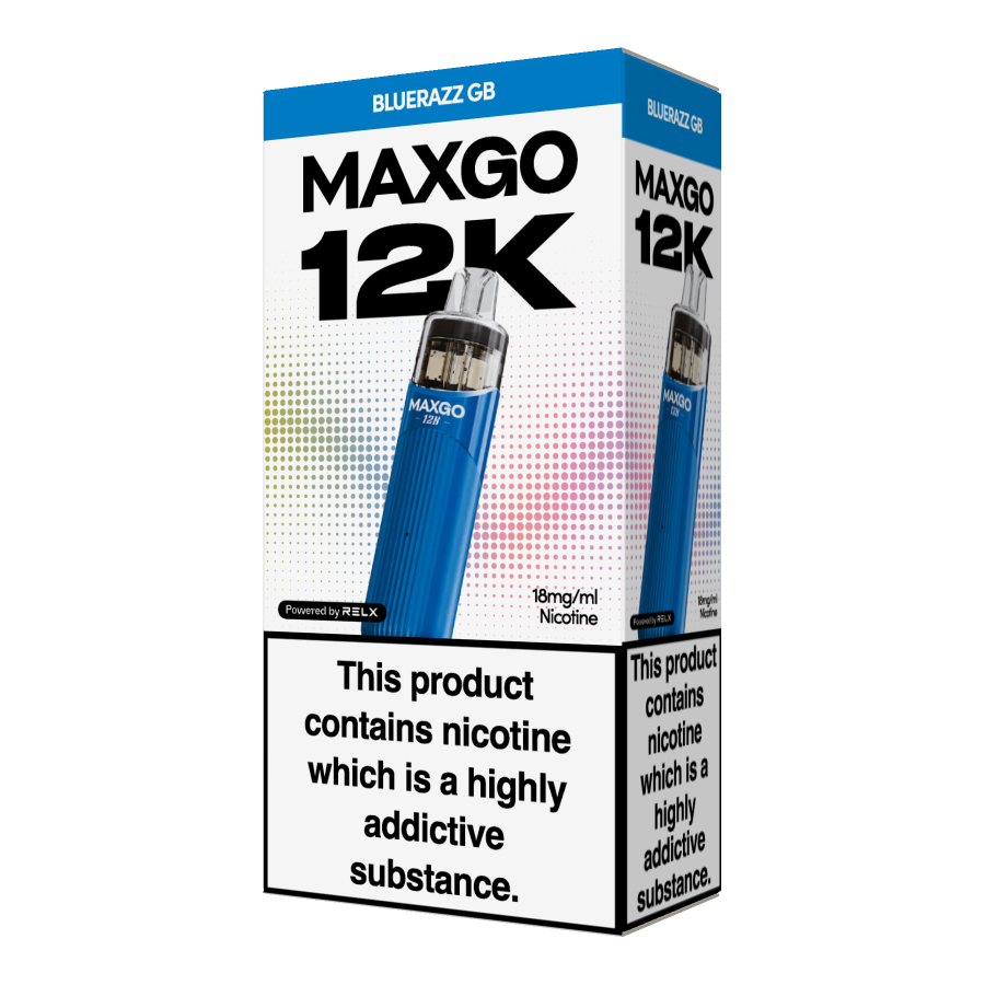 RELX MAXGO 12K | 12,000 Puffs Rechargeable Vape | RELX UK