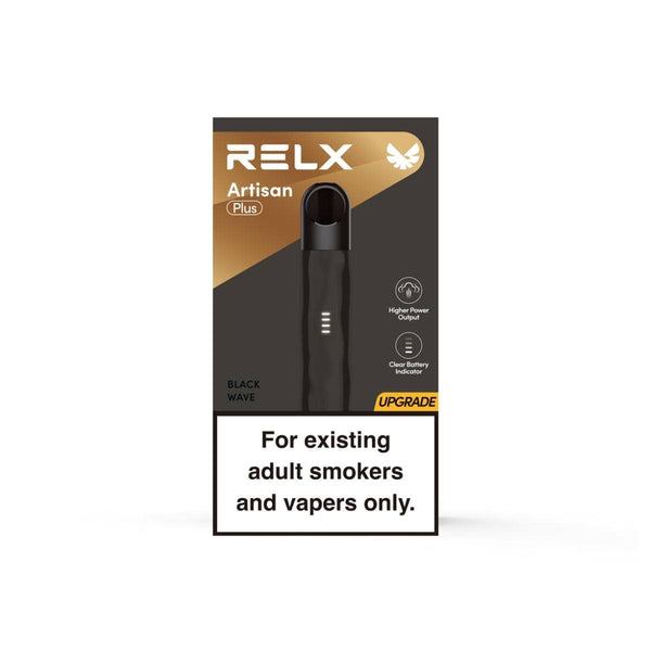 RELX UK Vape Pen Artisan Device Black Wave Color Vape Device | Your Vaping Journey Starts Here