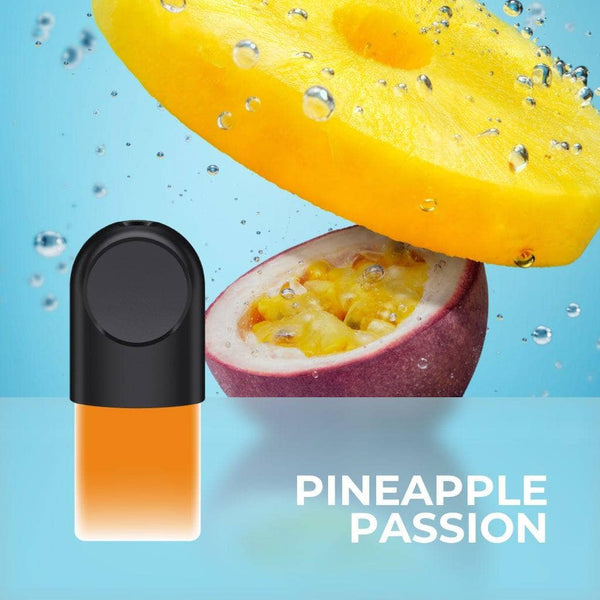 RELX UK E-cigrette Vape Pod Fruit  Pineapple Passion Flavor Flavour Best E-Cigarette Brands  🍍