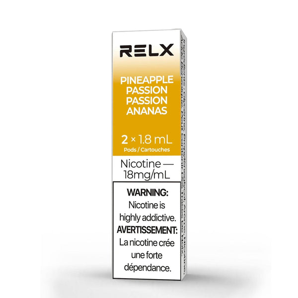 RELX UK E-cigrette Vape Pod Fruit  Pineapple Passion 18mg/ml Your Vaping Journey Starts Here Up to 2000 puff counts 💨