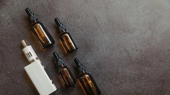 Vape pod systems displayed in-store