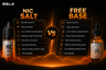 what are nic salts and freebase nicotine