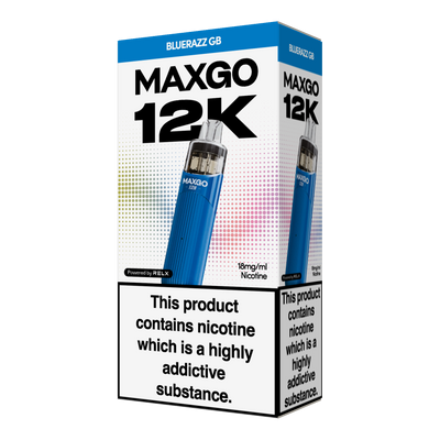 RELX-MaxGo 12K-Kit(1+1+1)-M06BR-Blue-001-Mr.Blue-18mg/ml-TPD / Up to 12k puffs / Nearby
