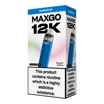 RELX-MaxGo 12K-Kit(1+1+1)-M06BR-Blue-001-Mr.Blue-18mg/ml-TPD / Up to 12k puffs / Nearby
