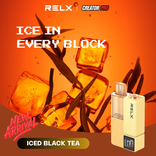 Buy RELX UK Creator Pro Pod Iced_Black_Tea Flavor,Order Now
