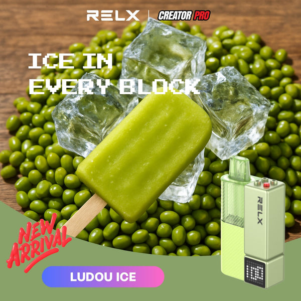 Buy RELX UK Creator Pro Pod Ludou_Ice Flavor,Order Now
