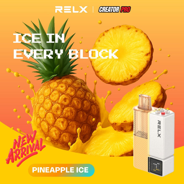 Buy RELX UK Creator Pro Pod Pineapple_Ice Flavor,Order Now
