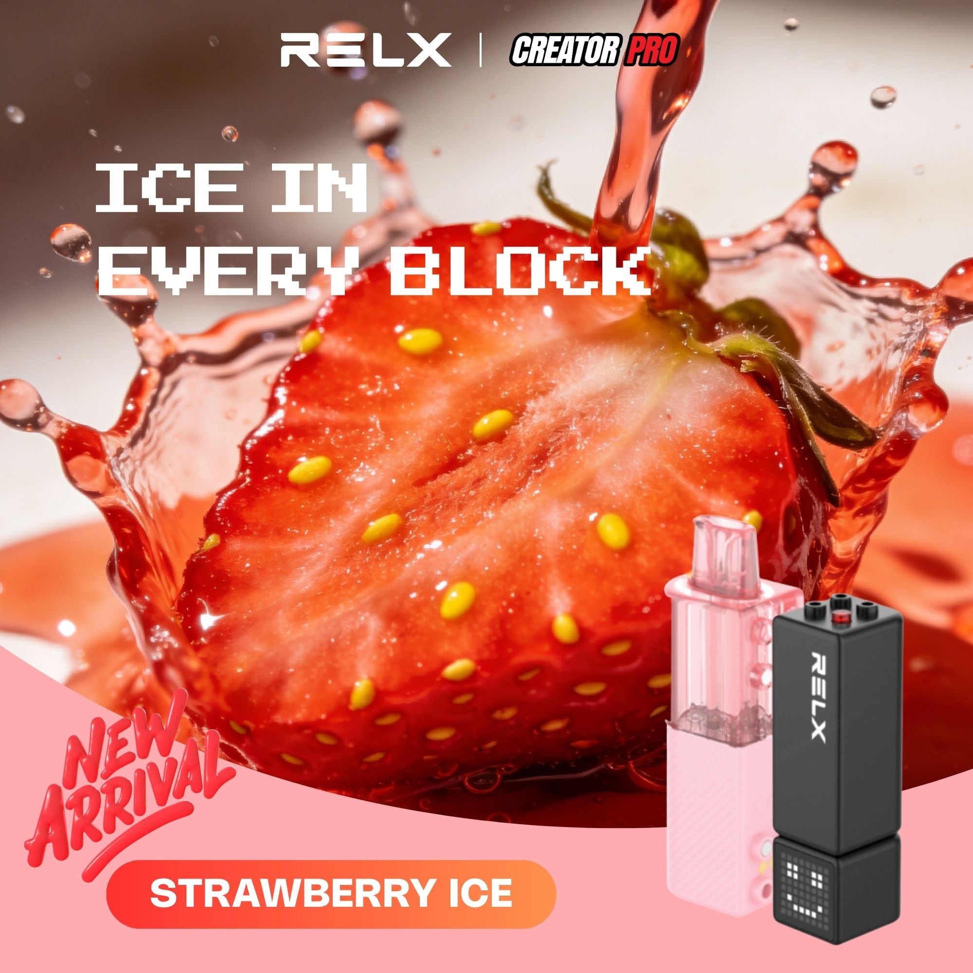 RELX Creator Pod | Dual Mesh Vape Pods | 13 Icy Flavours | RELX UK