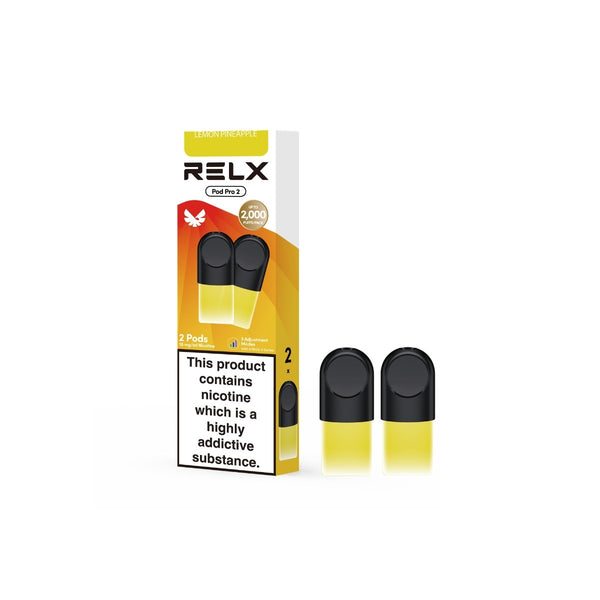 RELX UK Pod Pro Lemon Pineapple 18mg/ml nicotine package The best e-cigarette brands 
