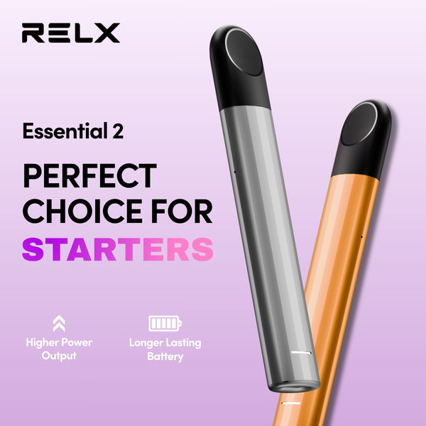 RELX UK Vape Pen Essential 2 Device Orang  Package Best E-Cigarette Brands  relxnow device 💰

