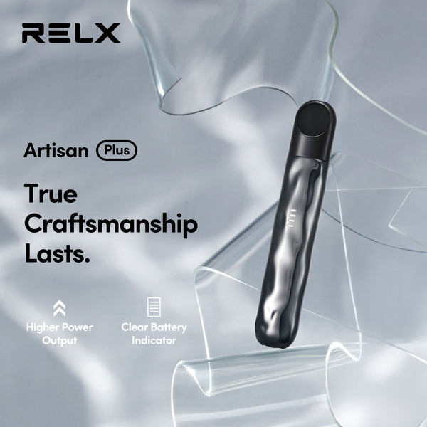 RELX UK Vape Pen Artisan Device Black Wave Color Vape Device | Your Vaping Journey Starts Here 
