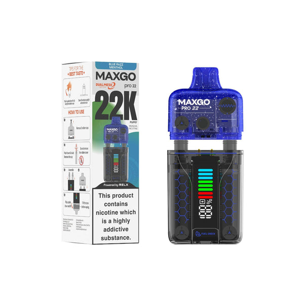 RELX-UK RELX MAXGO Pro 22 Blue Razz Menthol
