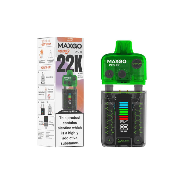 RELX-UK RELX MAXGO Pro 22 Citrus Grape
