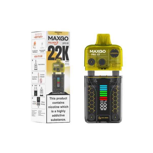 RELX-UK RELX MAXGO Pro 22 Pineapple Ice
