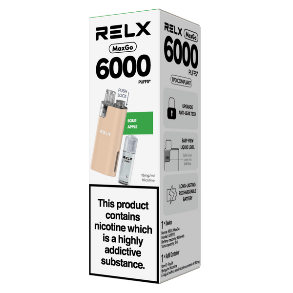 RELX UK RELX MaxGo Sour Apple
