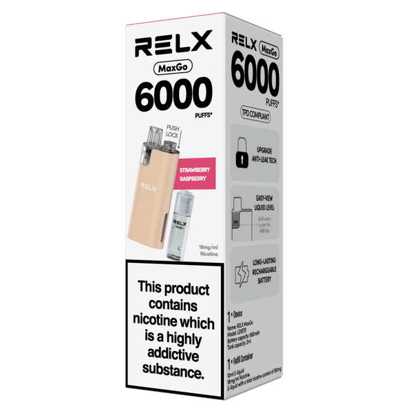 RELX UK RELX MaxGo Strawberry Raspberry
